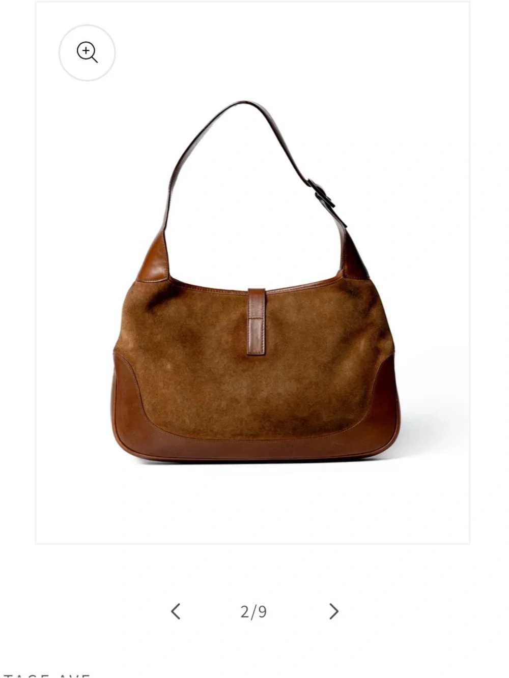 Gucci Suede Small Jackie 1961 Hobo One Shoulder Bag Camel Brown Web Accent